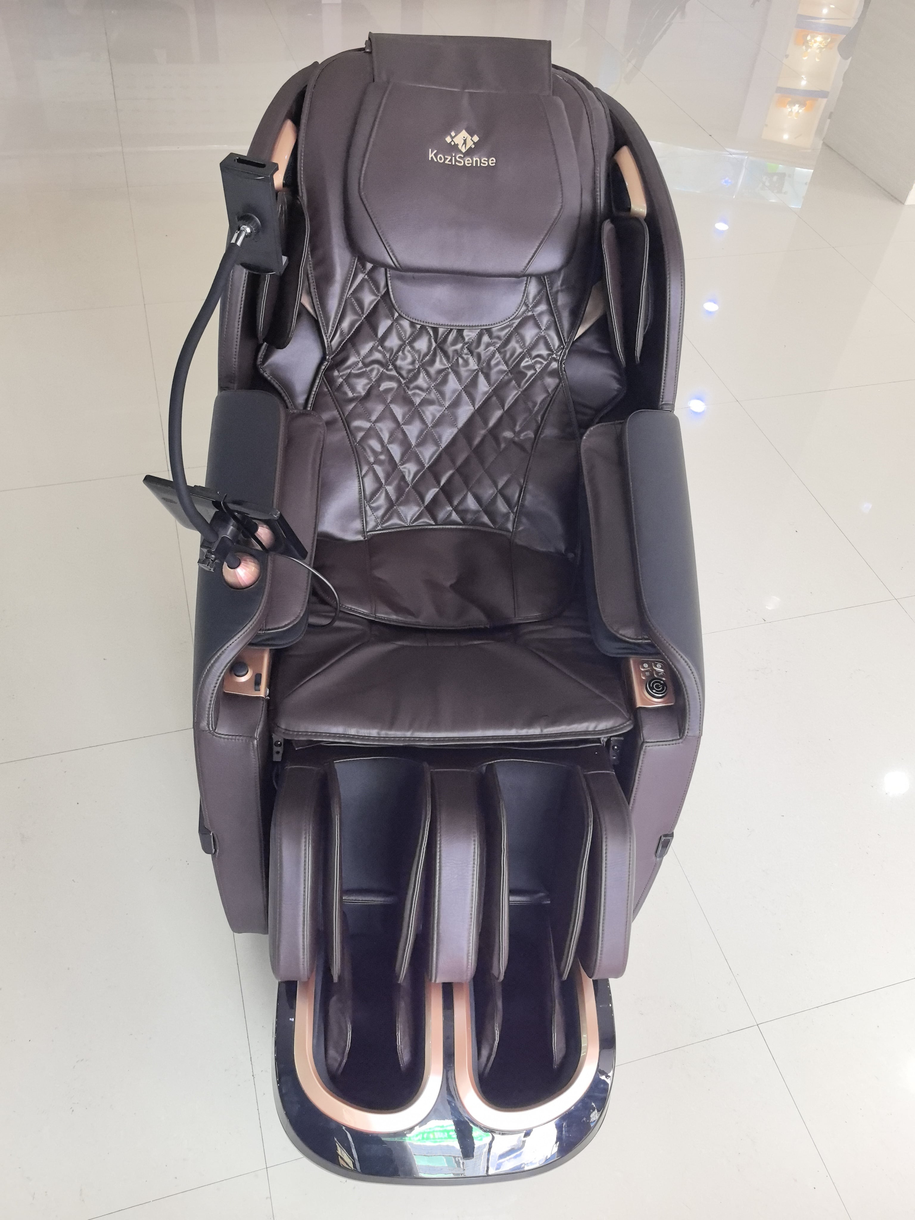 KoziSense A18 3D SL-track Massage Chair - (Black & Brown) - Unused/Unopened Return Units