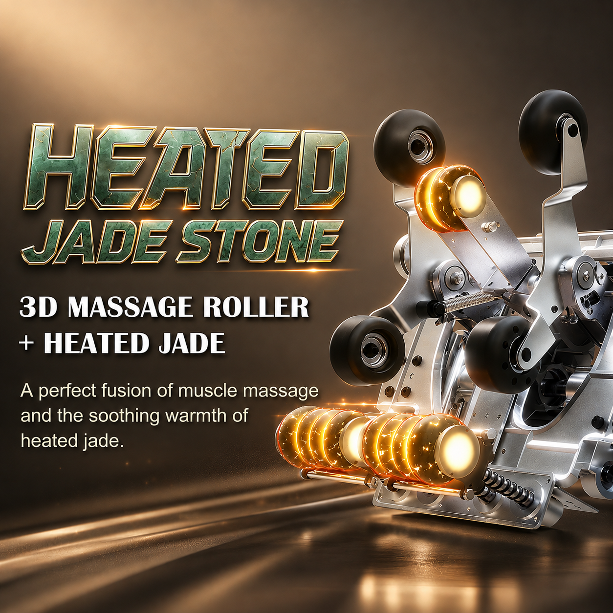 KoziSense KZ-313 Heated Jade Stone Massage Chair | 3D Full Body| Zero Gravity| Back Pain Relief| Heat Therapy (Black)