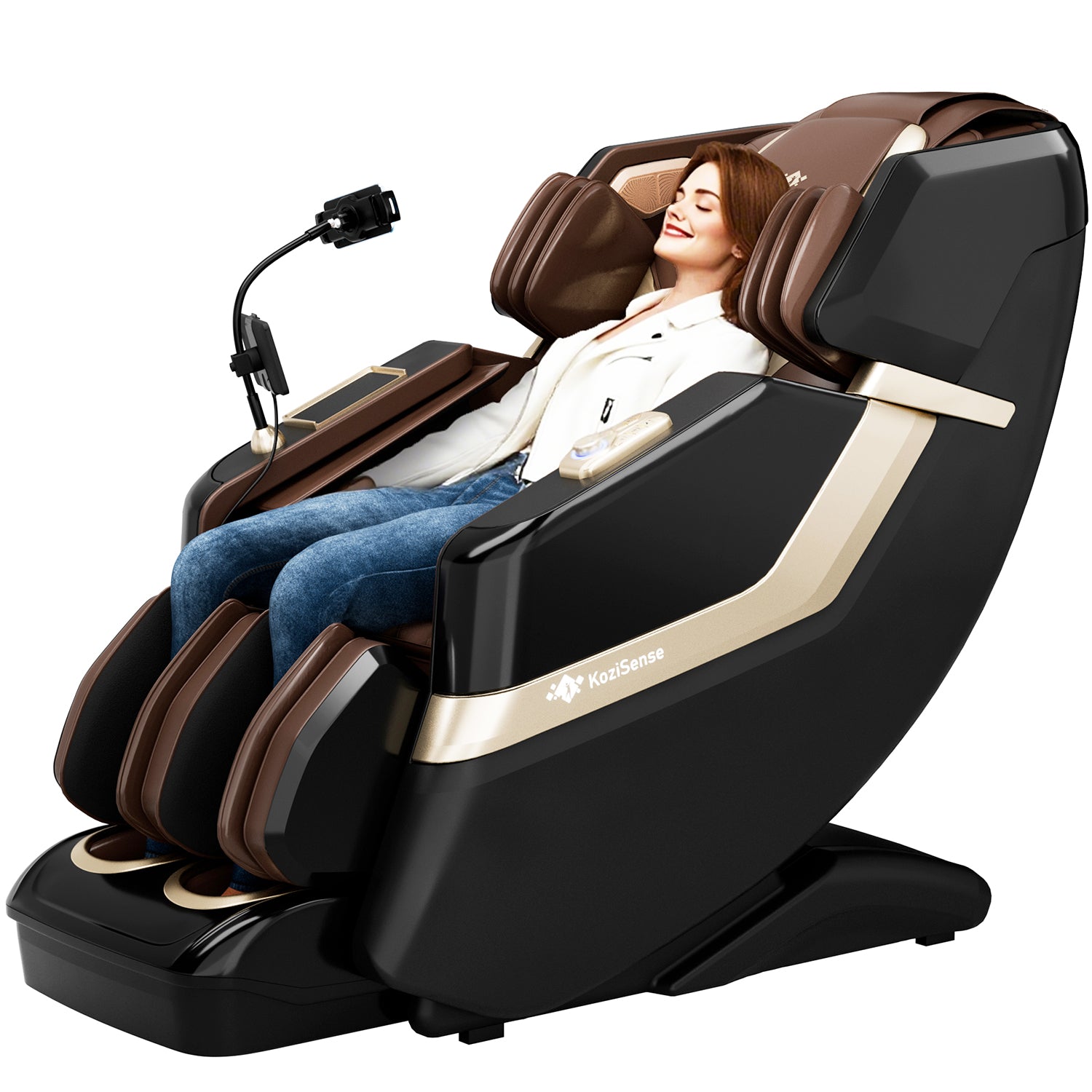 KoziSense KZ-313 New Heated Jade Stone Massage Chair