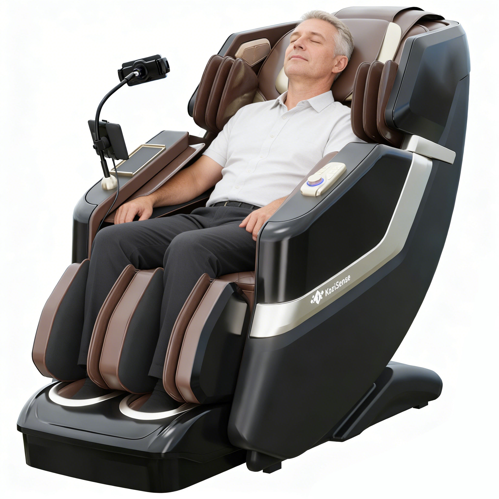 KoziSense KZ-313 New Heated Jade Stone Massage Chair
