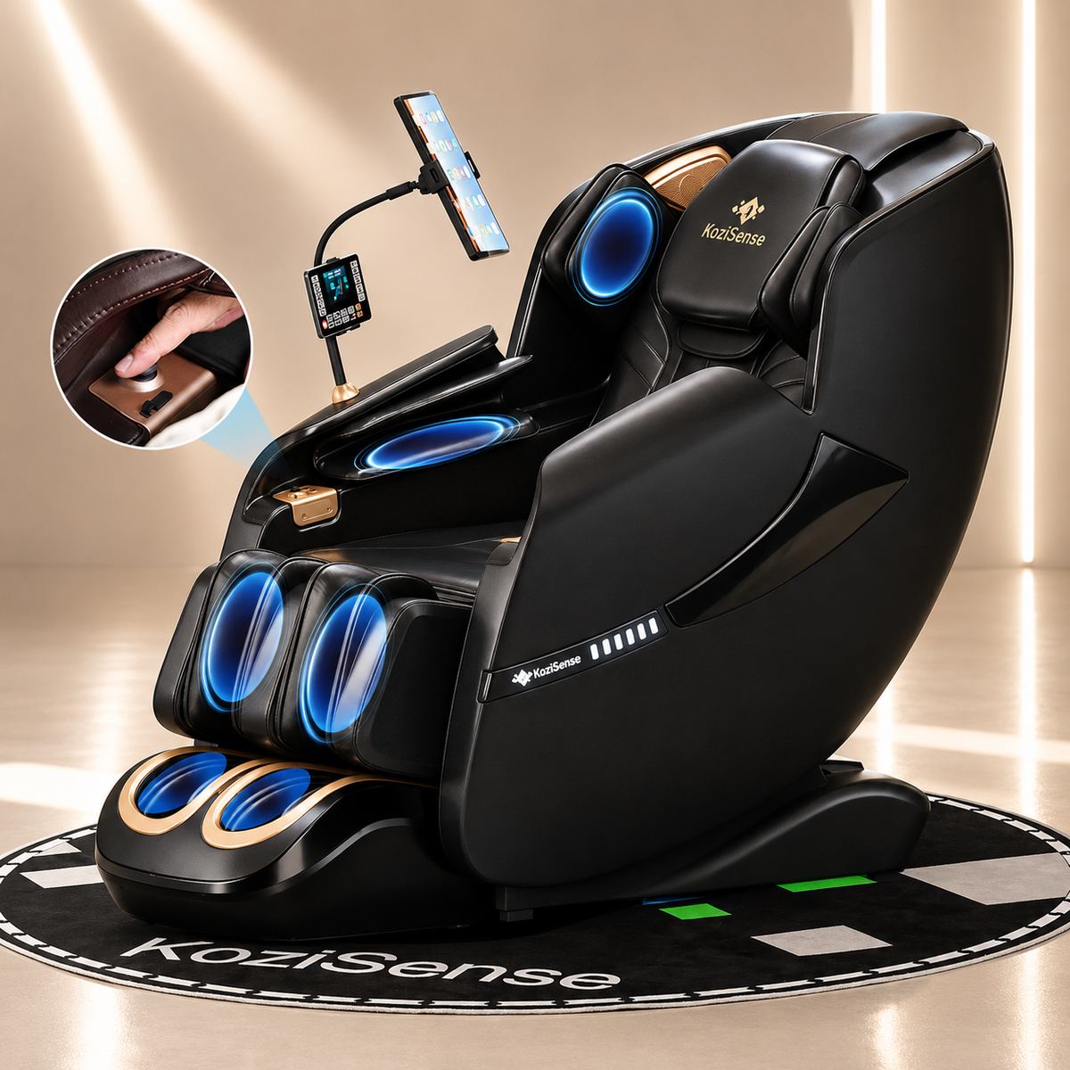 KoziSense A18 | 3D Shiatsu Massage Chair | Zero Gravity Full Body