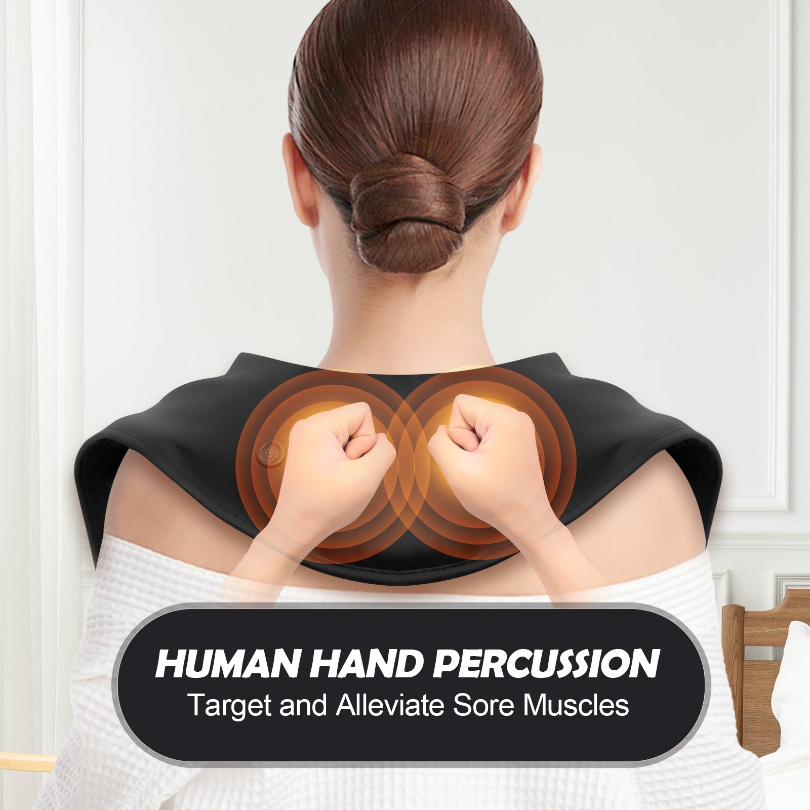 Pro Percussion Massagers for Neck and Back with Heat